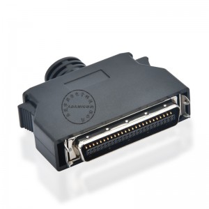 Chinese fabrikant Black Soldeer SCSI HPCN 50-pins connector mannelijk