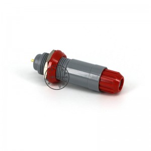 China produceert push pull plastic ronde connector